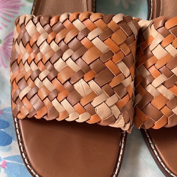 Madewell Lianne Slides Tri Color Heeled - Picture 11 of 12